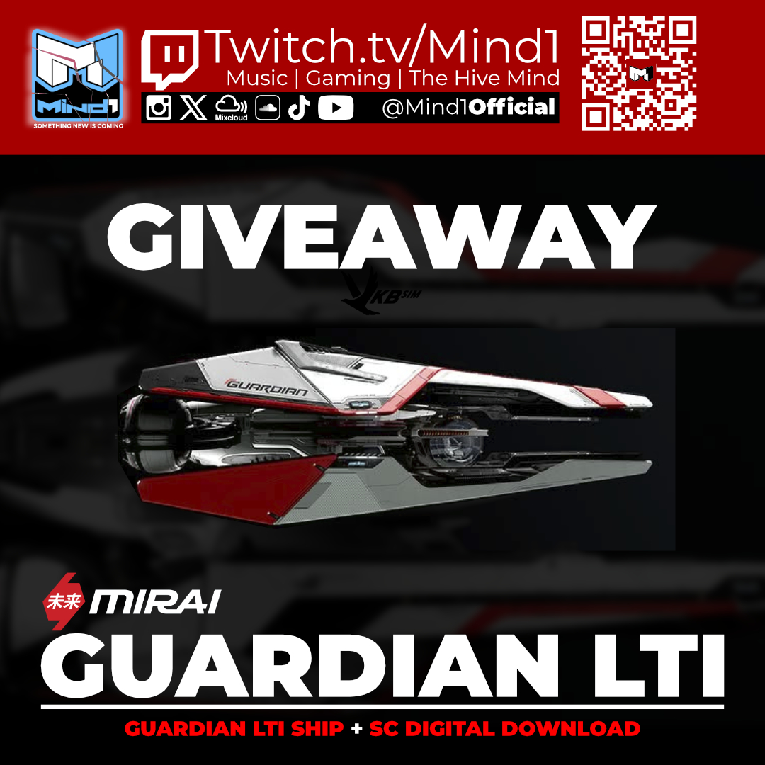 CHAT!!! We are doing it AGAIN

🔥Mirai Guardian 
🔥LTI
🔥SC Digital Download

Head on over and sign up!
 mind1official.com/giveaway 

#starcitizen <a href="/RobertsSpaceInd/">Star Citizen</a> #twitch #giveaway