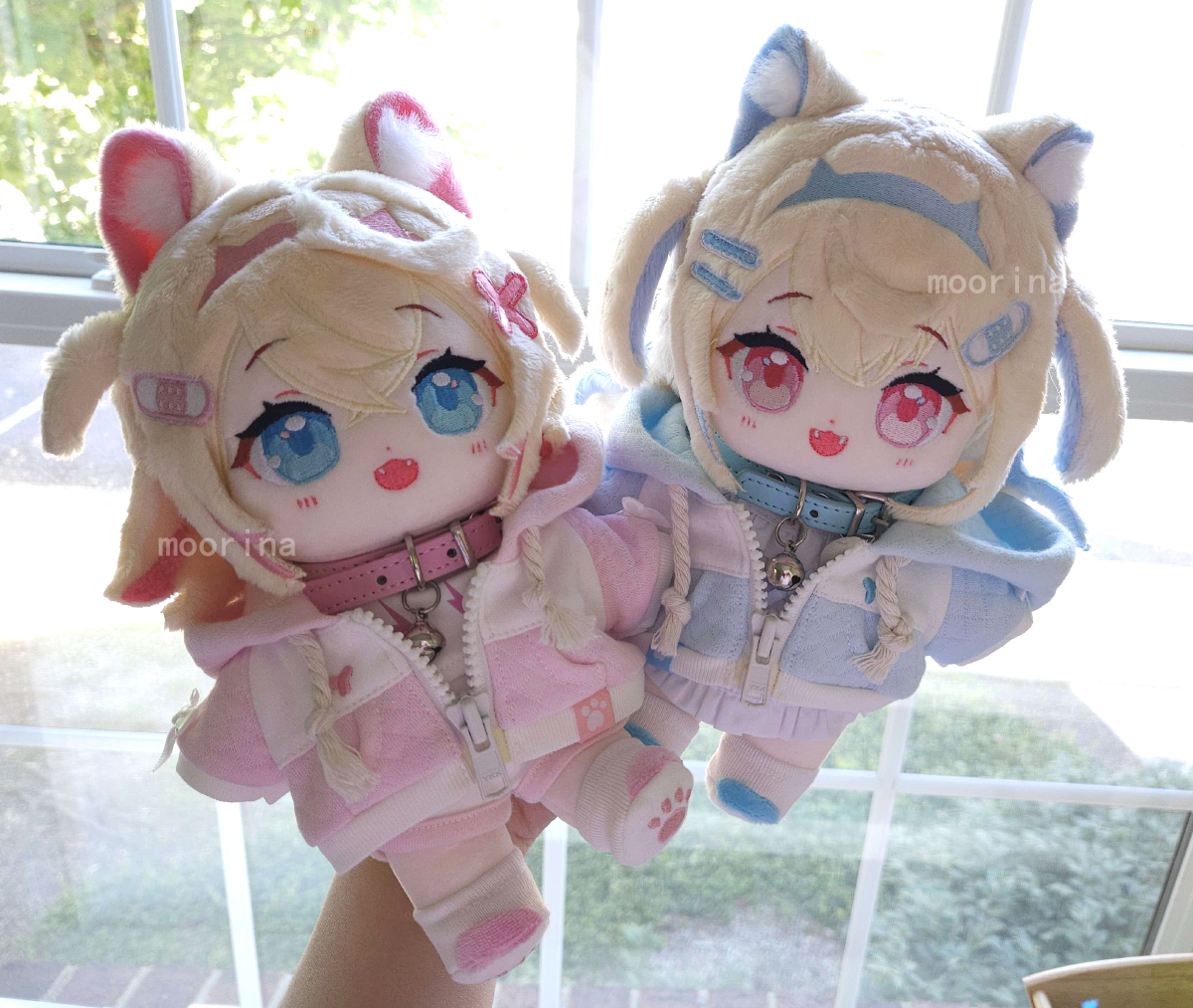 booniecake's tweet photo. RTs appreciated 🫶

Fauna🌿 Mumei🪶 and FuwaMoco🐾 plushies are up for preorder!!! Mini Hina plushie is also up✨

Closes 1/20~ Est release in May/June

shop 👇 https://t.co/9maqoucLbZ