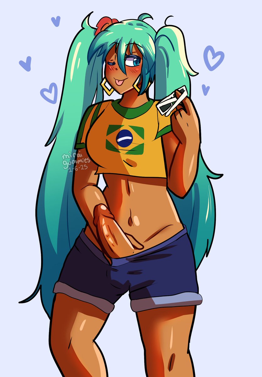 gummieafterdark's tweet photo. Now Brazilian Miku won't leave my mind😔 https://t.co/j53Ou8kyo9
