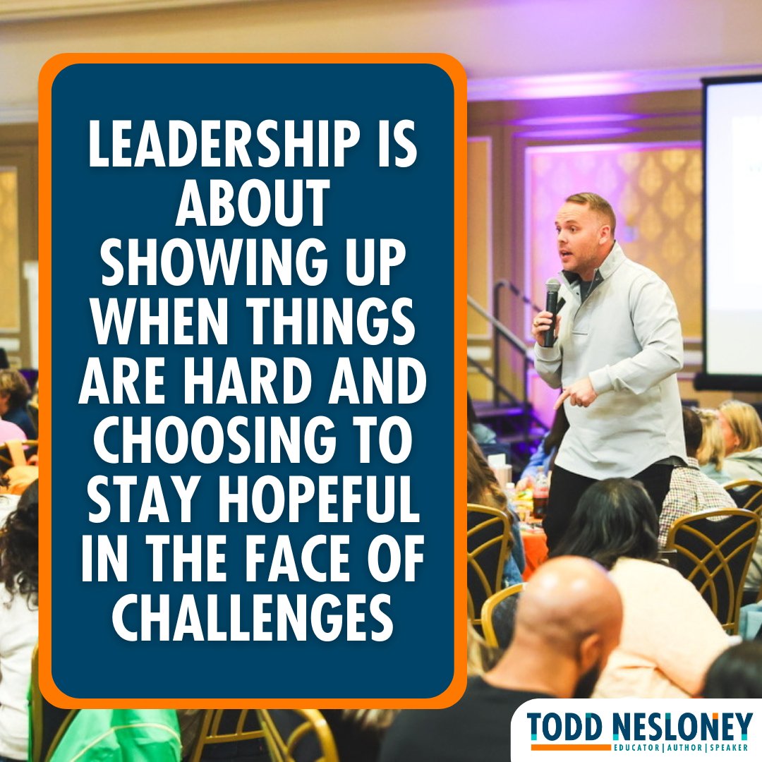 Anyone can "show up" when life is smooth—when everything aligns, when the path is clear, when it all unfolds as expected.

But true leadership is tested in the hard moments—when uncertainty clouds the way, when challenges seem insurmountable, and when tough choices demand