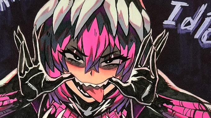 Lately, I've been doing a lot of NSFW drawings. These are pictures that can be revealed later. The full image will be available here or on Patreon in 3 weeks! Thanks for watching! 