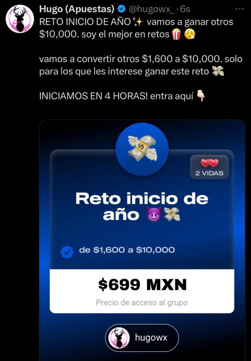 PickCristianRey's tweet photo. ¿Van a querer el NUEVO RETO DE HUGOWX 😈💣? 

Necesito que ABSOLUTAMENTE TODOS revienten los botones de 💬❤️🔄. https://t.co/T8uzEI04VG
