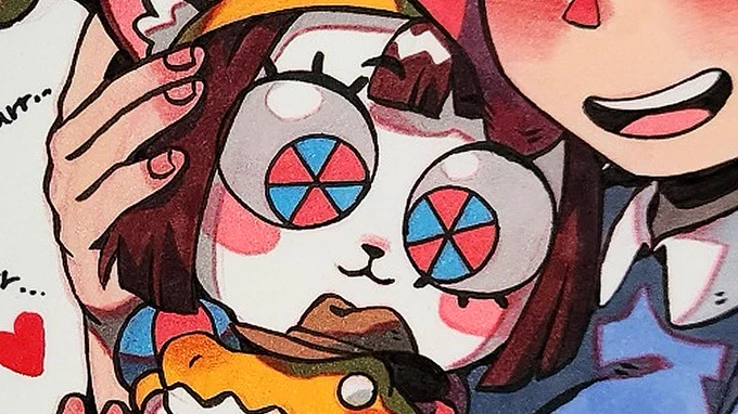 Lately, I've been doing a lot of NSFW drawings. These are pictures that can be revealed later. The full image will be available here or on Patreon in 3 weeks! Thanks for watching! 