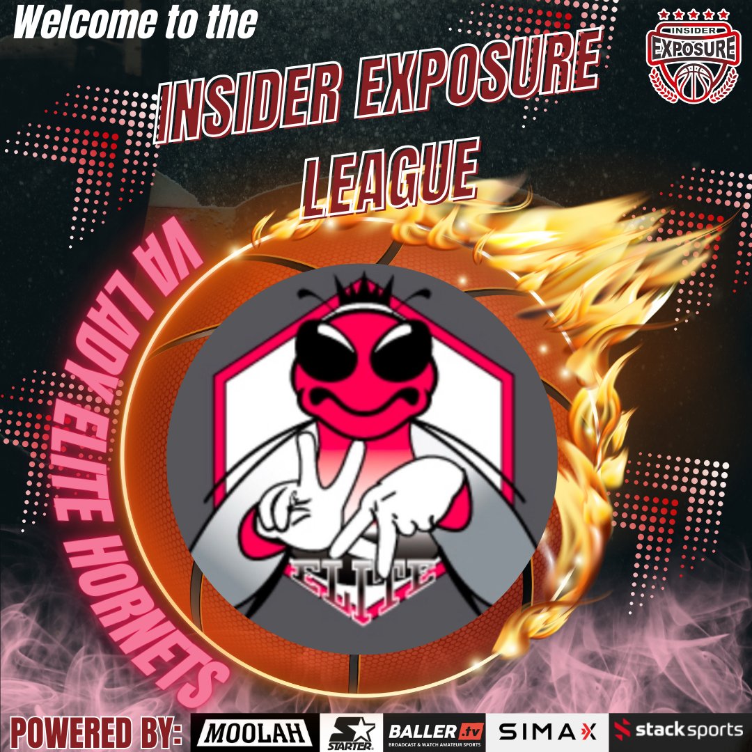 InsiderExposure (@insiderexposure) on Twitter photo We are ecstatic to welcome <a href="/vaelitehornets/">Va Lady Elite Hornets Nxtpro🏀</a> to the Insider Exposure League! 🔥🏀‼️
Appreciative of our strategic partners <a href="/moolahkicks/">Moolah Kicks</a>, <a href="/BallerTV/">BallerTV</a>, <a href="/Starter/">Starter</a>, and <a href="/StackSports/">Stack Sports</a> ! We are ecstatic to welcome <a href="/vaelitehornets/">Va Lady Elite Hornets Nxtpro🏀</a> to the Insider Exposure League! 🔥🏀‼️
Appreciative of our strategic partners <a href="/moolahkicks/">Moolah Kicks</a>, <a href="/BallerTV/">BallerTV</a>, <a href="/Starter/">Starter</a>, and <a href="/StackSports/">Stack Sports</a> !