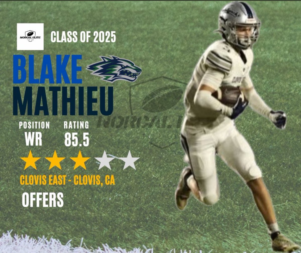 blake_math21868's tweet photo. Appreciate what NorCal Football is doing.
3⭐️⭐️⭐️! https://t.co/OPkoTXxajp