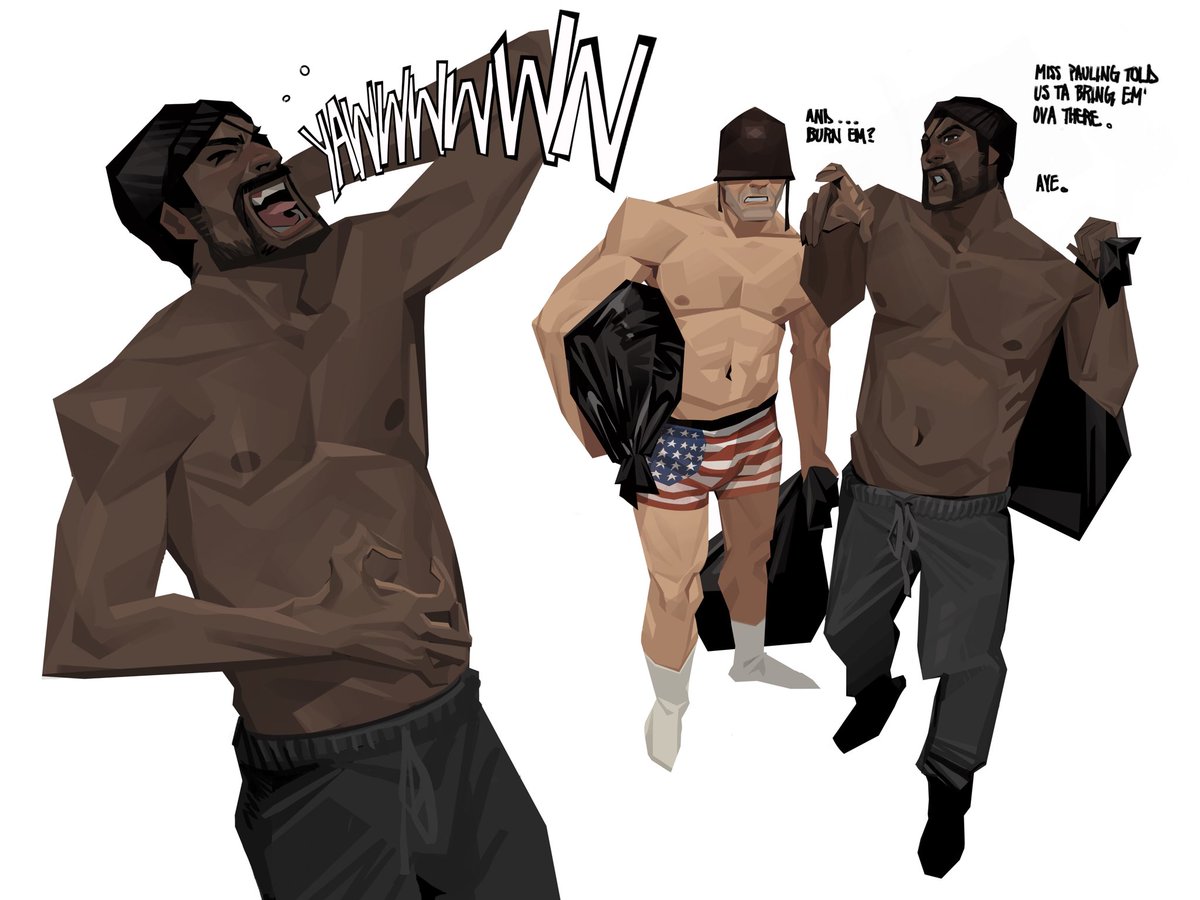 DisappointingG5's tweet image. Artist New Year’s resolution? Uhhh more Demoman… and uhmmm… yeah
#TF2 #TeamFortress2 #TF2fanart #art