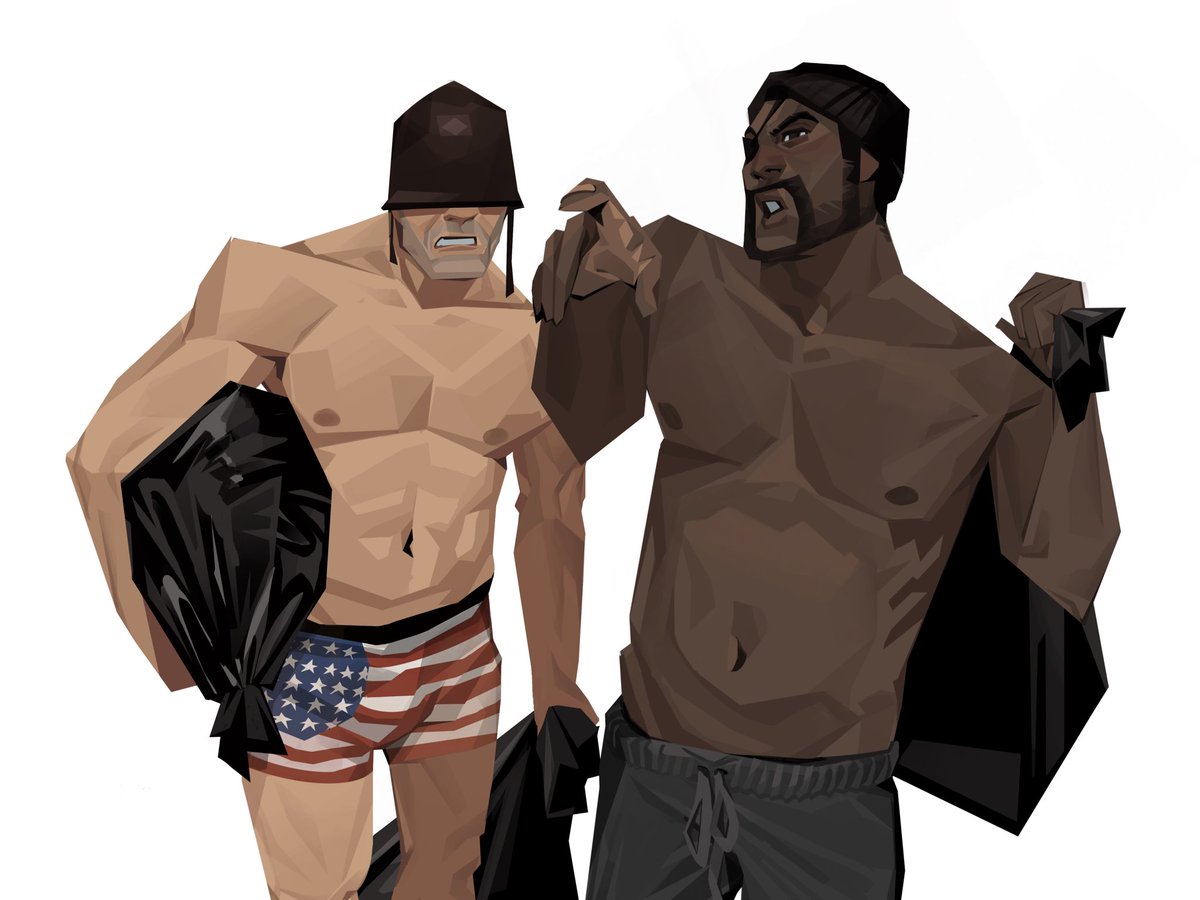 DisappointingG5's tweet image. Artist New Year’s resolution? Uhhh more Demoman… and uhmmm… yeah
#TF2 #TeamFortress2 #TF2fanart #art