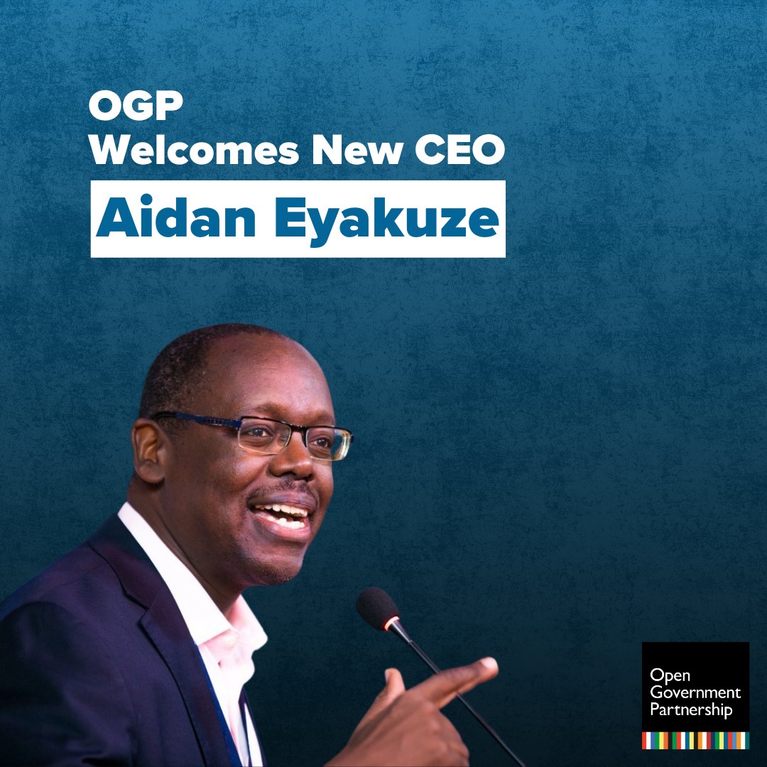 opengovpart's tweet image. 📣 OGP is pleased to announce @aeyakuze as its new CEO! As a dedicated advocate for transparency and citizen engagement, he will guide OGP’s 76 members and partners in delivering ambitious #opengov reforms.

Many thanks to @SPradhanOGP for 8 impactful years of leadership!
