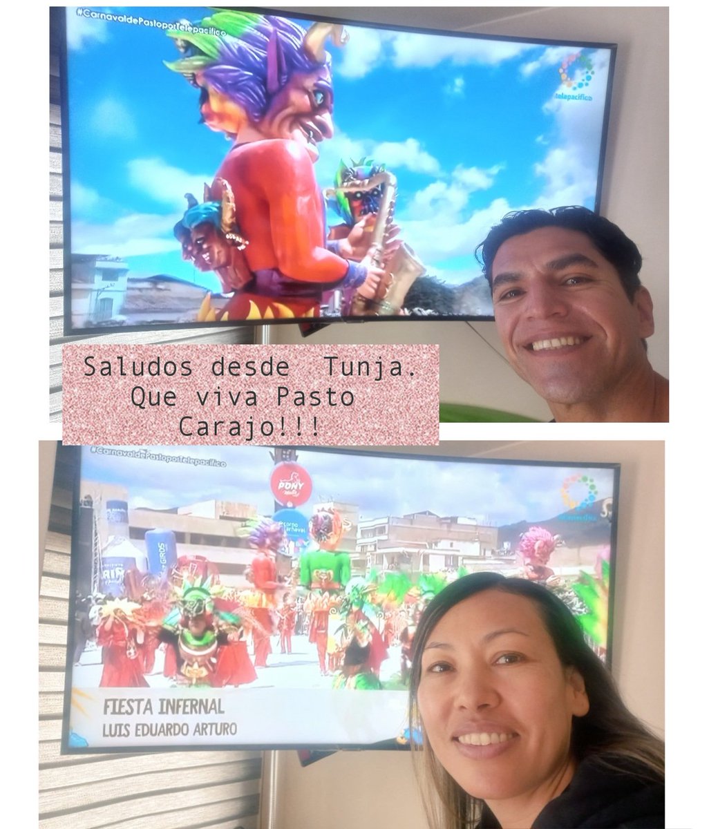 Seilore's tweet image. #CarnavalDePastoPorTelepacifico #CarnavalDeNegrosYBlancos2025 
Saludos desde Tunja
Que viva Pasto Carajo!!!