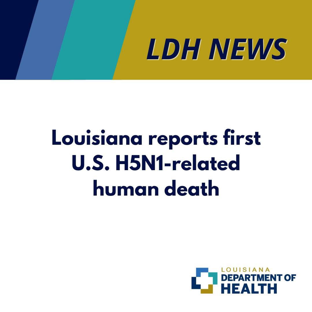 Louisiana Department of Health tweet media