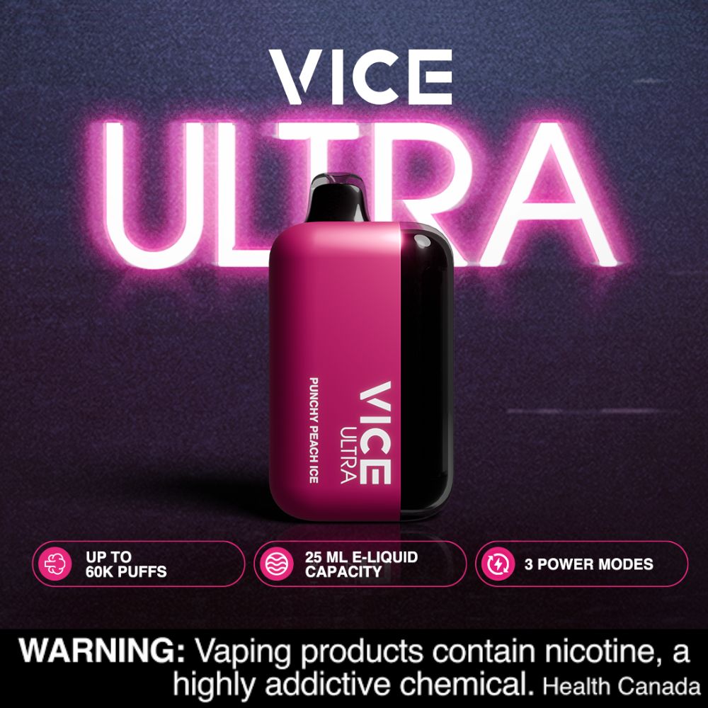 VapeKingdomCa's tweet photo. Take your vaping experience to the next level with the Vice Ultra 60k Disposables!✨

Key Features:
Adjustable Airflow.
Up to 60,000 puffs.
Contains 25ml e-liquid.

💡Learn more on at https://t.co/dFn4faoN9h

#VapeKingdom #vapeonline #disposables #vape #viceultra https://t.co/SRB3aCDPDz