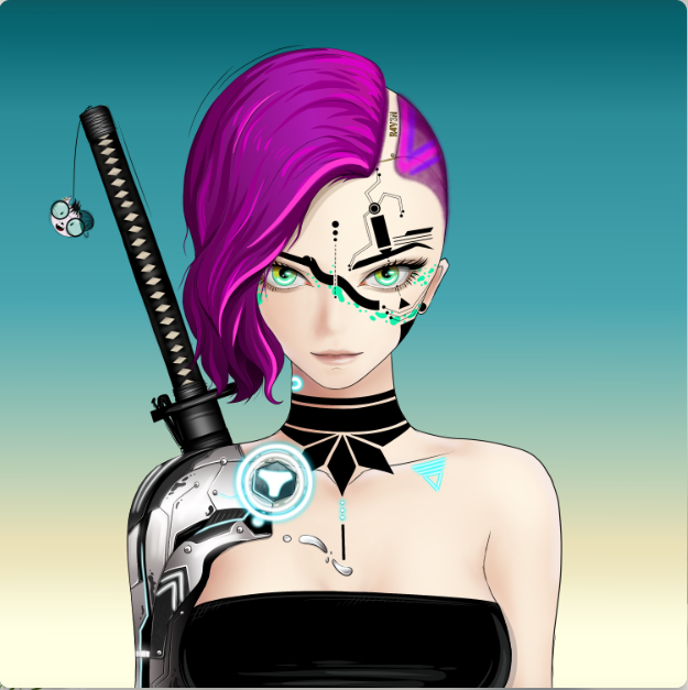 Jeezis I done died and went to Robocyberheaven with this win in the <a href="/StudioSEV3N/">studiosev3n.algo</a> discord Cyberparty hunt. 😍🥰💀👻