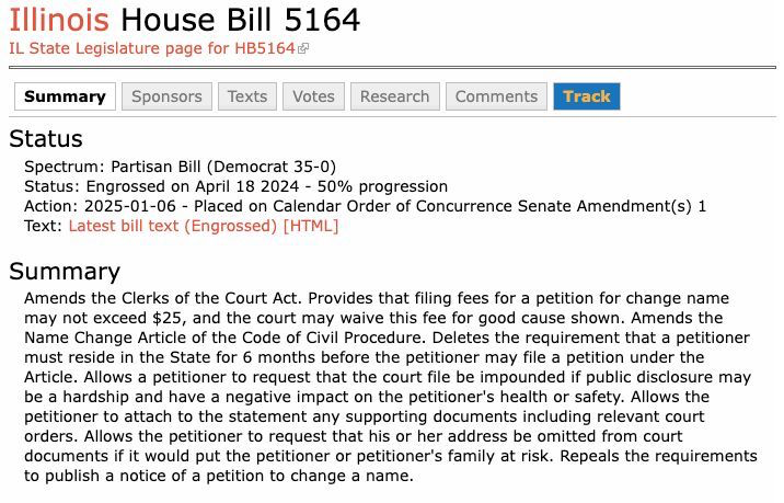 libsoftiktok's tweet photo. BREAKING: Illinois Senate Democrats just passed HB 5164 which allows illegal aliens and trans people to legally hide their name change.

The Republican Senate Minority Leader raised concerns that this would allow them to hide any past criminal behavior.

Why are Illinois Democrats protecting criminals?