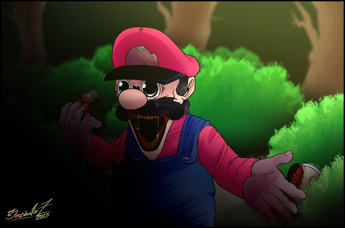 ZBenzinator's tweet photo. STRAIGHT BACK INTO DRAWING! I love how this turned out! It has a creepy charm to it, and I love it! :D
#turmoil #last #course #lastcourse #mario #madness #v2 #mariomadness #mariomadnessv2 #fnf #friday #night #funkin #fridaynightfunkin #digital #drawing #digitaldrawing https://t.co/e8WLdBOj1U