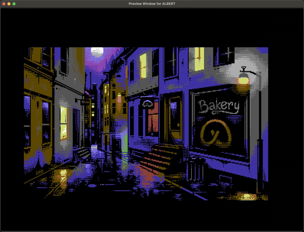 j_ljunggren's tweet image. CRT emulation option for the preview window in the next version of the pixel editor ALBERT, to be released real soon!
See the difference in the included screens.
albertpixels.com
#c64 #commodore64 #pixelart #retro #crt #art #pixeleditor