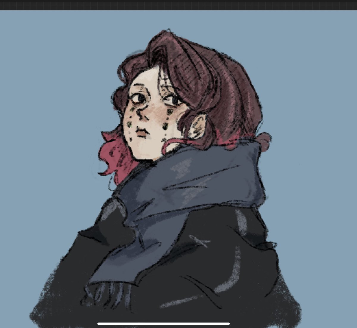 nonchalantlain's tweet photo. Quick lil sketch for funsies we love Enmu with a scarf here
#ENMU #kny #art https://t.co/q1Vwdvsi9d