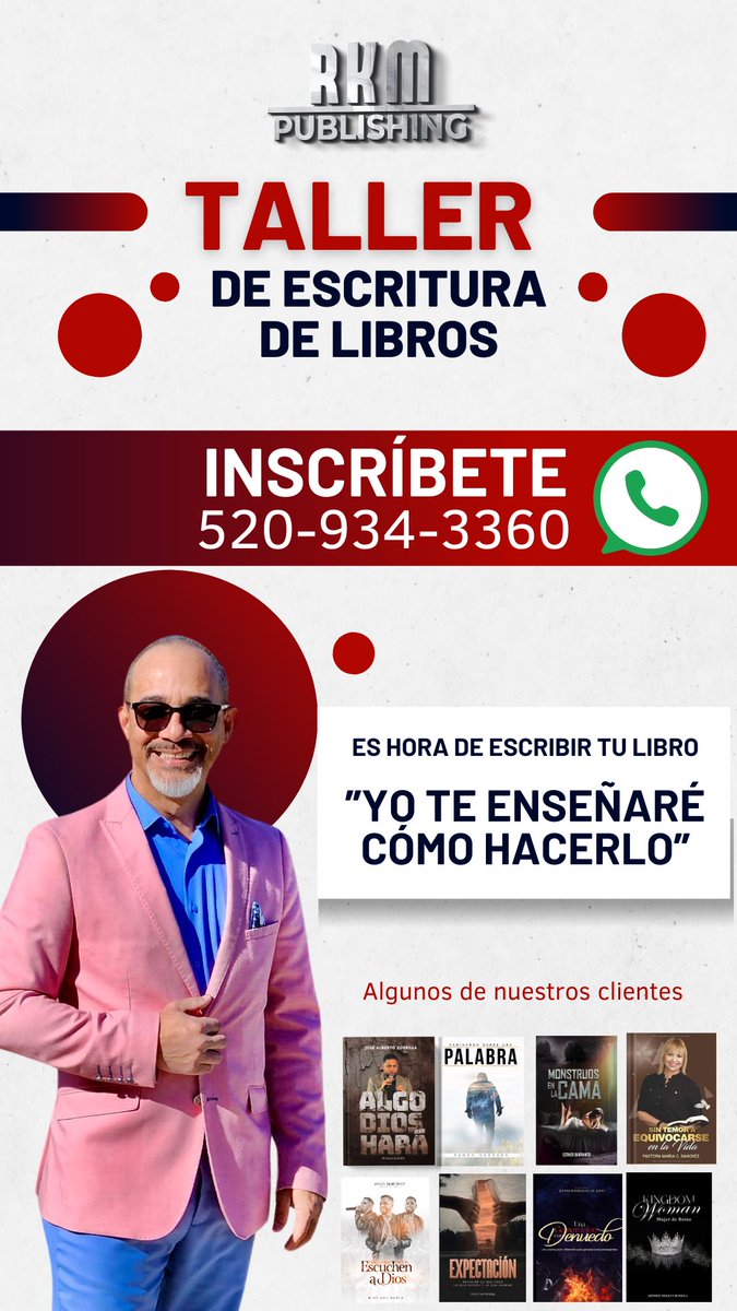ProfetaRoman's tweet image. Quieres appender a  escribir tu propio libro?
Llámanos