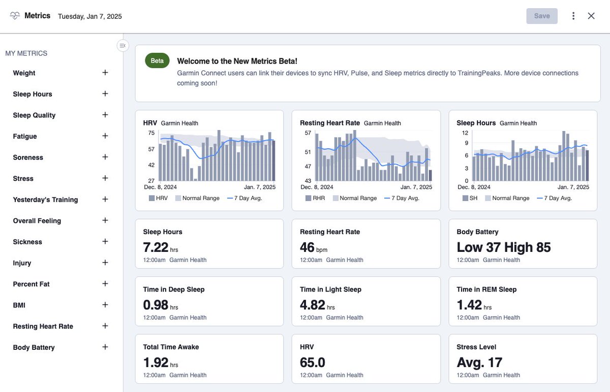 munyachi's tweet image. #trainingpeaks のMetrics Bataがなかなかいいね
会社辞めるから仕事暇になって、睡眠時間が増えているのがよくわかるw