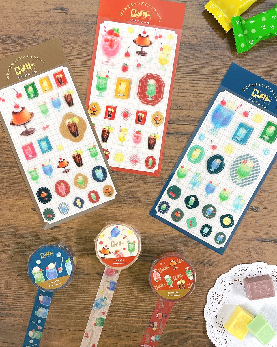 毎年好評の「はじけるキャンディチョコレート。」をモチーフにした古川