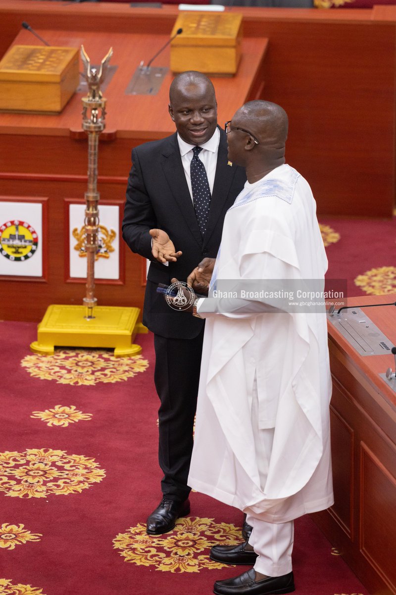 GTV_Ghana's tweet photo. The Jinapor brothers of Yapei-Kusawgu and Damongo

John Abdulai Jinapor and Samuel Abu Jinapor have a chat ahead of the inauguration of the 9th parliament. https://t.co/YloKT08Kv6