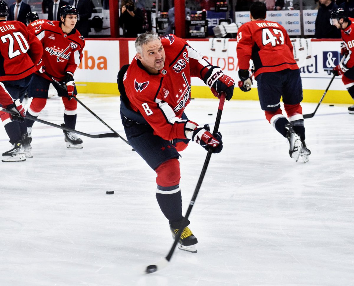 When you are able to sit low at a <a href="/Capitals/">Washington Capitals</a> game you have to get photos of this guy! <a href="/ovi8/">Alex Ovechkin</a> @nhl