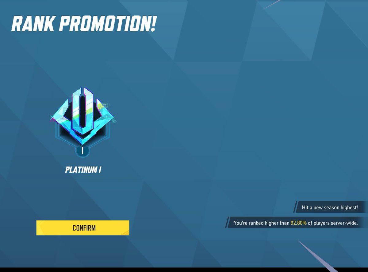Fear_R6's tweet photo. plat 1 time to go for diamond! https://t.co/JMfZHgvb7Y
