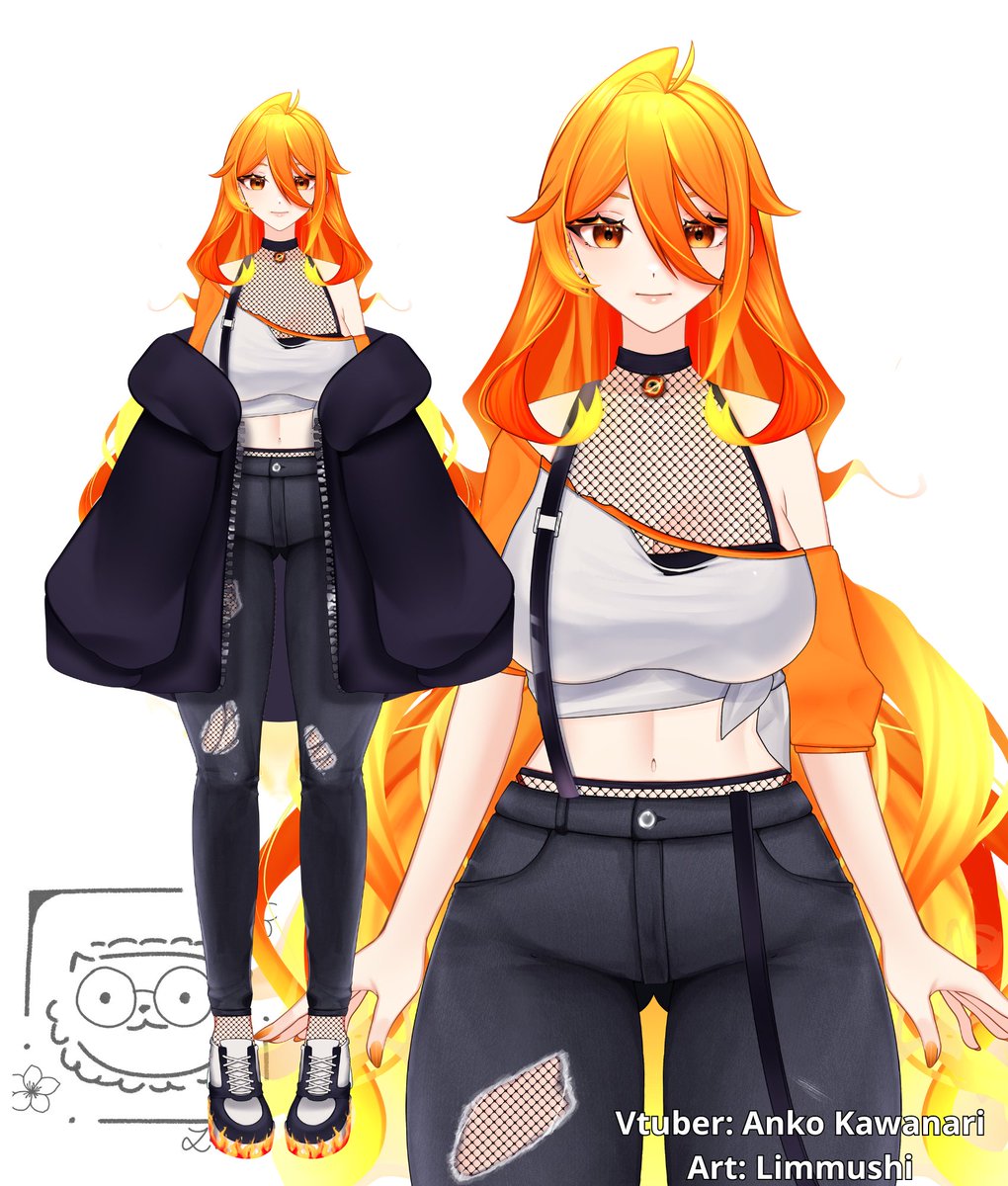 ❁*: .｡. Model vtuber cmm  .｡.:*❁    

Vtuber: @AnkoDrawn 
Art&amp;Rigg: @/Limmushi
  #Vtuber #ART #Commission #Live2dCommissions