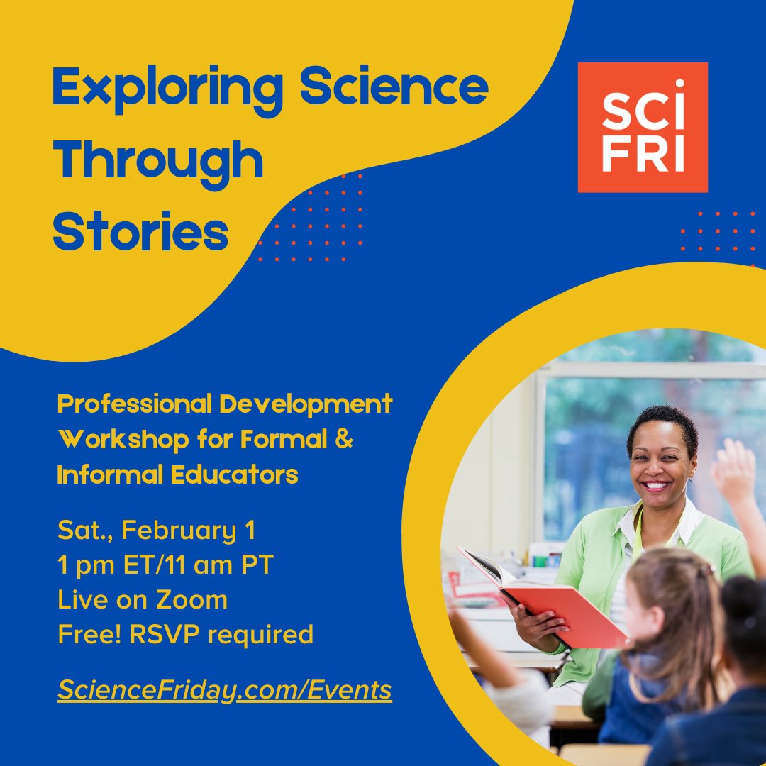 Juliette G. B. (@juliettescience) on Twitter photo Register for our FREE workshop, “Exploring Science Through Stories!” It takes place February 1st on Zoom. <a href="/KRScienceLady/">Kathy Renfrew</a> and I can’t wait to see you there! #SciEd #ScienceEd #STEMed #ProfessionalDevelopment #Literacy #Teaching sciencefriday.com/articles/scien… Register for our FREE workshop, “Exploring Science Through Stories!” It takes place February 1st on Zoom. <a href="/KRScienceLady/">Kathy Renfrew</a> and I can’t wait to see you there! #SciEd #ScienceEd #STEMed #ProfessionalDevelopment #Literacy #Teaching sciencefriday.com/articles/scien…