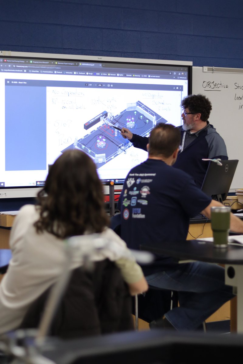 It begins. The team is taking the time to fully understand Reefscape and decide how to move forward with our robot. Prototyping begins soon!