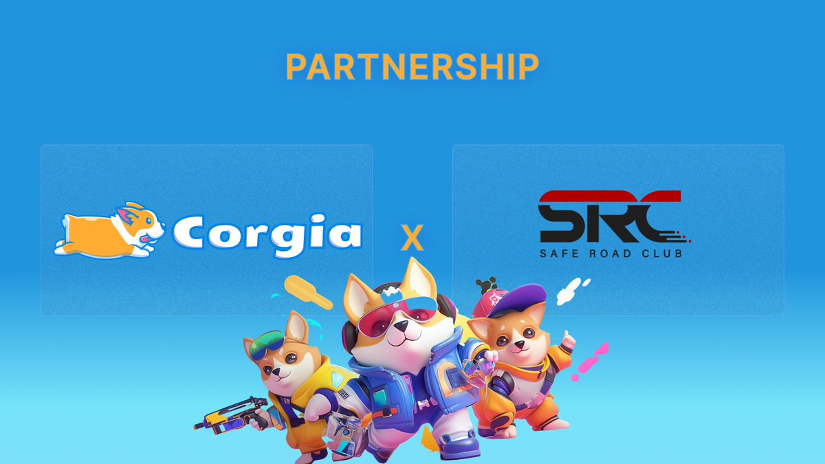 🚀 Excited to announce our new partnership with <a href="/SrcAi_Official/">Safe Road Club, SRC.ai</a>! 🌟

SRC ai is an AI-powered Web3 app that monetizes routine driving data, transforming driving habits into recorded and rewarded activities.

Stay tuned for more! 
#Corgia #SRC #AI #TON