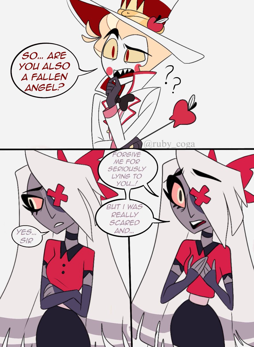 ruby_coga's tweet photo. Now you are part of my family. 💞🍎🪽 #HazbinHotel #HazbinHotelFanart #HazbinHotelLucifer #HazbinHotelVaggie #HazbinHotelCharlie https://t.co/77hxWOJxQg