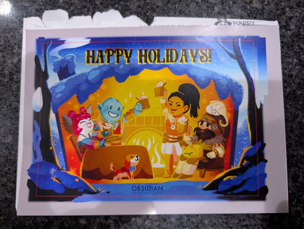 Always look forward to the annual <a href="/Obsidian/">Obsidian</a> holiday card ❤️. My friends at Obsidian are fantastic!

Showed up a while ago, but was staying off social for the holidays.