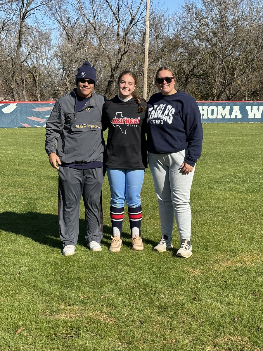 Commitment Alert!! Congratulations to Goldie Hill who has verbally committed to further her education and softball career at Oklahoma Wesleyan University!!! We are so excited and happy for you!! 🦅💛 
<a href="/tuloso_midwayhs/">Tuloso Midway High School</a> <a href="/VanmatreSteve/">steve vanmatre</a> <a href="/LarissaLiska/">Larissa Liska</a> <a href="/ChrisThomasson7/">Chris Thomasson - KIII Sports</a> <a href="/CallerSports/">Caller Sports</a>