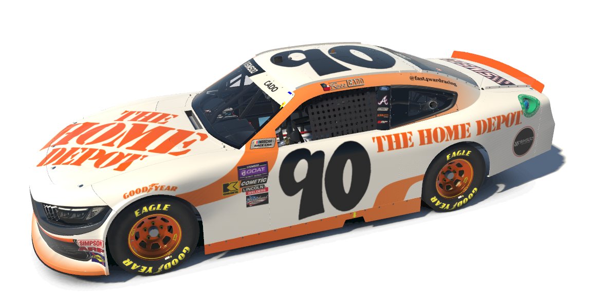 Here's my ride for the <a href="/Sim500_Racing/">Sim500 eSports Racing League</a> GOAT Racing Diecast Xfinity Series! 🏠🔨🪛🗜️🪚🔧🔩🧱🧰

#12 is already taken, so I'm rolling with #90! Season begins Wednesday, January 8th at 8:30pm ET and is broadcast by <a href="/RealSigEsports/">Signature eSports</a>!
