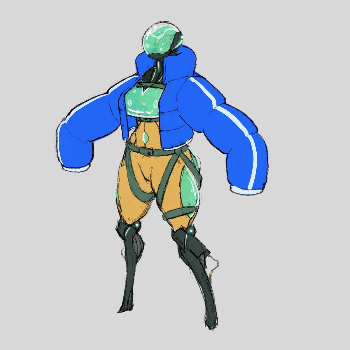 Skele / Calaca π (@fun_skeleton) on Twitter photo (Piled up) Daily Sketches
5.1.2025 and 6.1.2025
--
So I got sick, got the flu. I drew a bit but didn't quite finish anything.
This here is a character I made inspired by @ludicrousspeeds.bsky.social 's designs. Nothing fully finished, colors not final. Need feedback. (Piled up) Daily Sketches
5.1.2025 and 6.1.2025
--
So I got sick, got the flu. I drew a bit but didn't quite finish anything.
This here is a character I made inspired by @ludicrousspeeds.bsky.social 's designs. Nothing fully finished, colors not final. Need feedback.