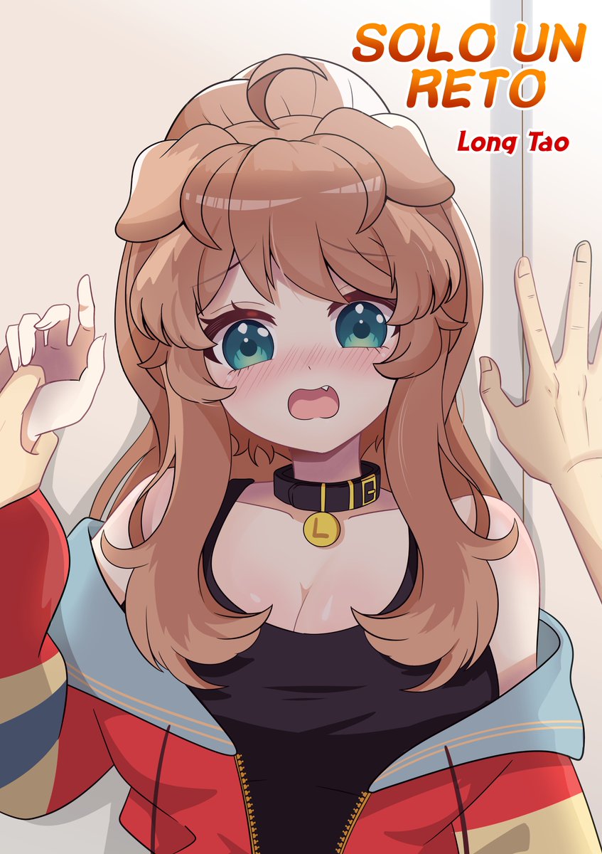 Poster para mi primer doujinshi, ¨Solo un reto¨ estos días avanzaré poco a poco porque tengo clases de la universidad, a parte si llega a  4k de me gusta o 6k de seguidores le quito la chamarra y le levanto la camisa (en el alt), espérenlo  #BellFanArt