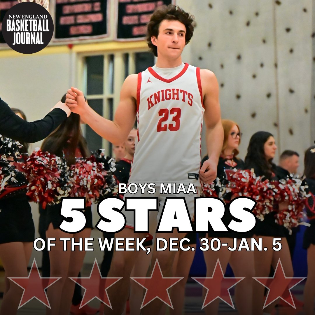 New England Basketball Journal (@nehoopjournal) on Twitter photo North Andover's Niko Catalano leads our boys MIAA 5 Stars of the Week after leading the Scarlet Knights to a big conference victory.
Who else made our list of the MIAA's top performers of the week?
From <a href="/steve_hewitt/">Steve Hewitt</a>: basketballjournal.com/2025/01/06/5-b… North Andover's Niko Catalano leads our boys MIAA 5 Stars of the Week after leading the Scarlet Knights to a big conference victory.
Who else made our list of the MIAA's top performers of the week?
From <a href="/steve_hewitt/">Steve Hewitt</a>: basketballjournal.com/2025/01/06/5-b…