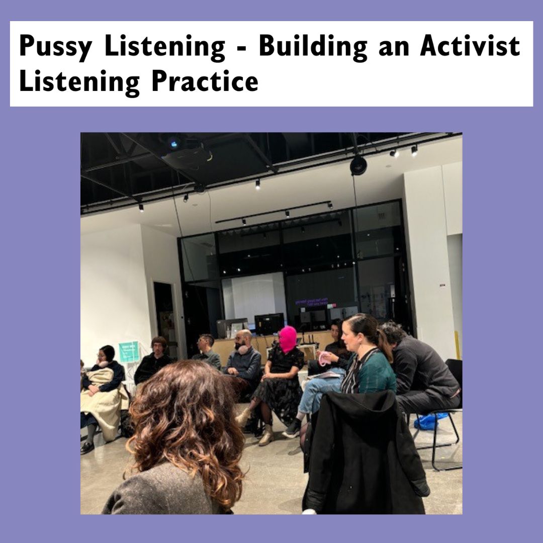 As we enter a new semester of listening and learning together, let's look back on a #SpokenWeb highlight from the Fall 2024 semester at Concordia University in Montreal.
Sound studies scholar Nina Sun Eidsheim presented "Pussy Listening: building an activist listening practice."