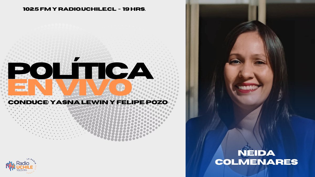 HOY en #PolíticaEnVivo: <a href="/yasnalewin/">Yasna Lewin Ruiz</a> y Felipe Pozo conversan con la integrante de la <a href="/RedPolitologas/">Red De Politólogas - #NoSinMujeres</a> y de <a href="/asovenchile/">Asociación Venezolana en Chile</a>, <a href="/Neidajcm/">Neida Colmenares</a>, sobre la toma de poder presidencial en Venezuela este 10 de enero.