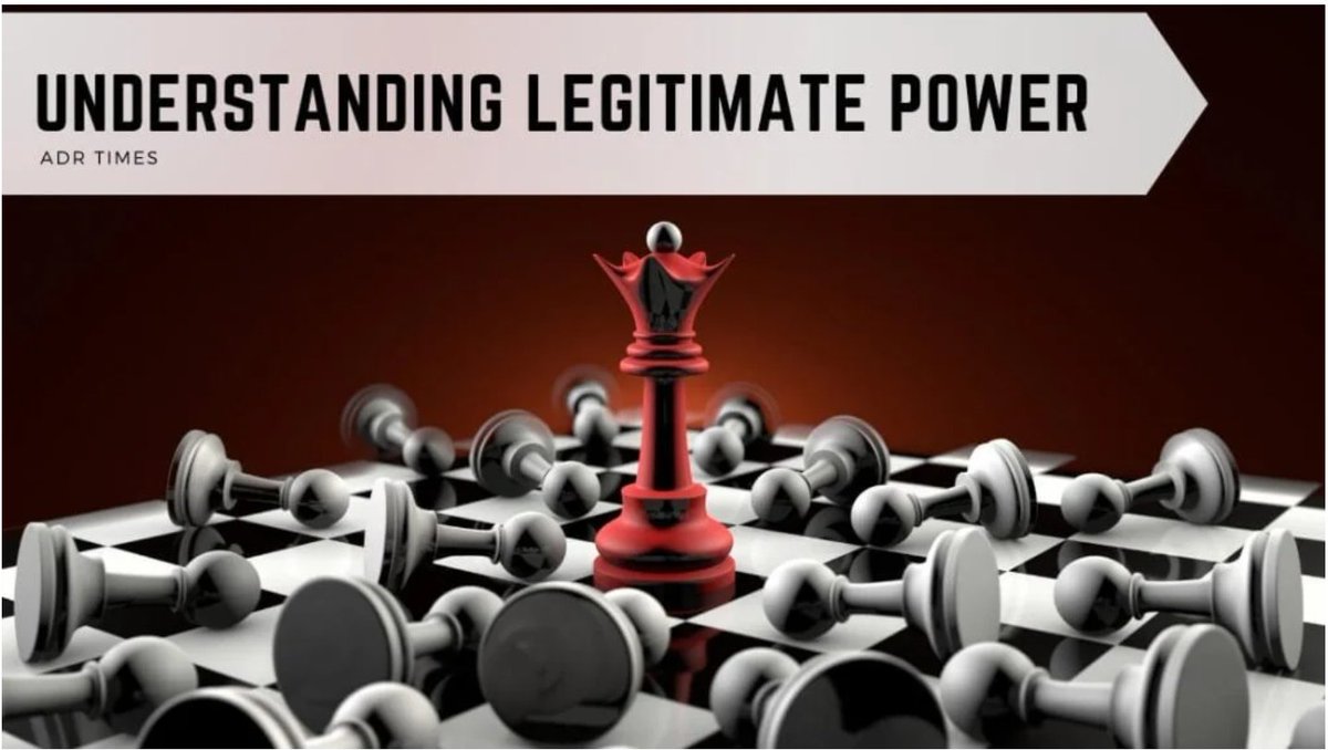 Legitimate Power: Everything You Need to Know

The power dynamics within organizations and groups are often complex and interwoven into the fabric of daily operations; legitimate power stands as a beacon of authority...Learn more now!

adrtimes.com/legitimate-pow…

##power #adrtimes