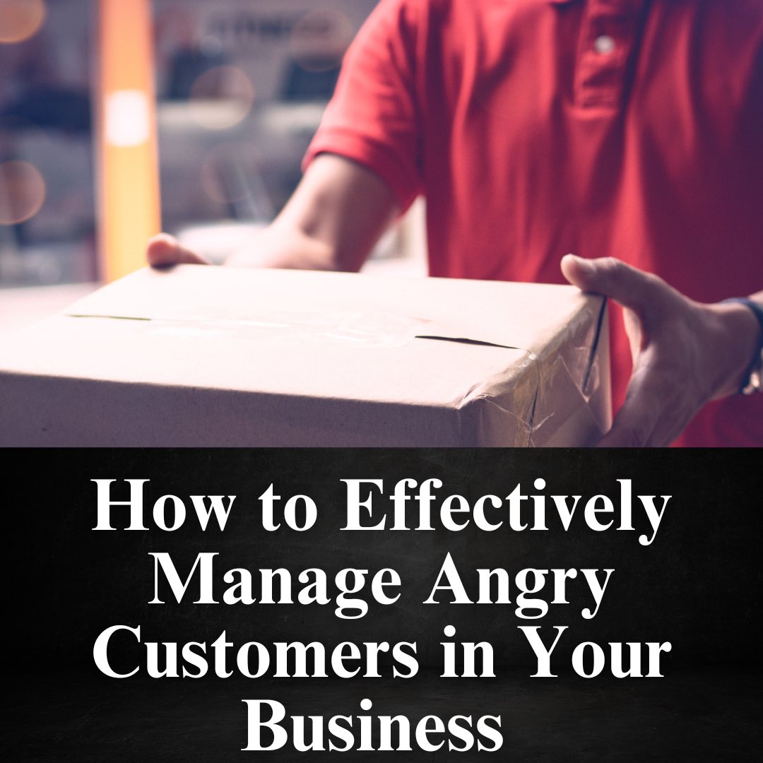 FSXmanagement's tweet photo. Dealing with angry customers is an inevitable part of running a business. How you handle these situations can make or break your relationship with the customer and impact your business's reputation. Link in bio to read more! #retail https://t.co/VR4x2DrLIg