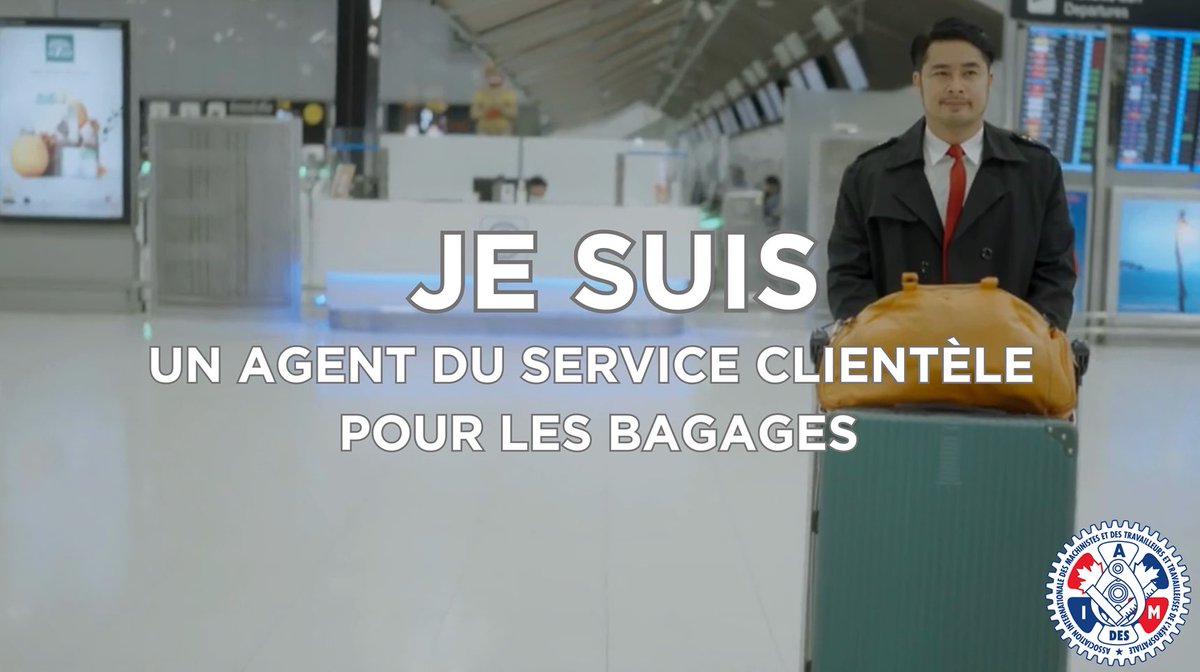 iamll16's tweet photo. AIM Canada – Je suis un agent du service clientèle pour les bagages https://t.co/KSxvzmLOnW #AIM #union #canada #DL140 #LL16 #labour #LePaysNeCirculePasSansNous
#TravailleusesEssentielles #TravailleursEssentiels https://t.co/8auRAi59tw