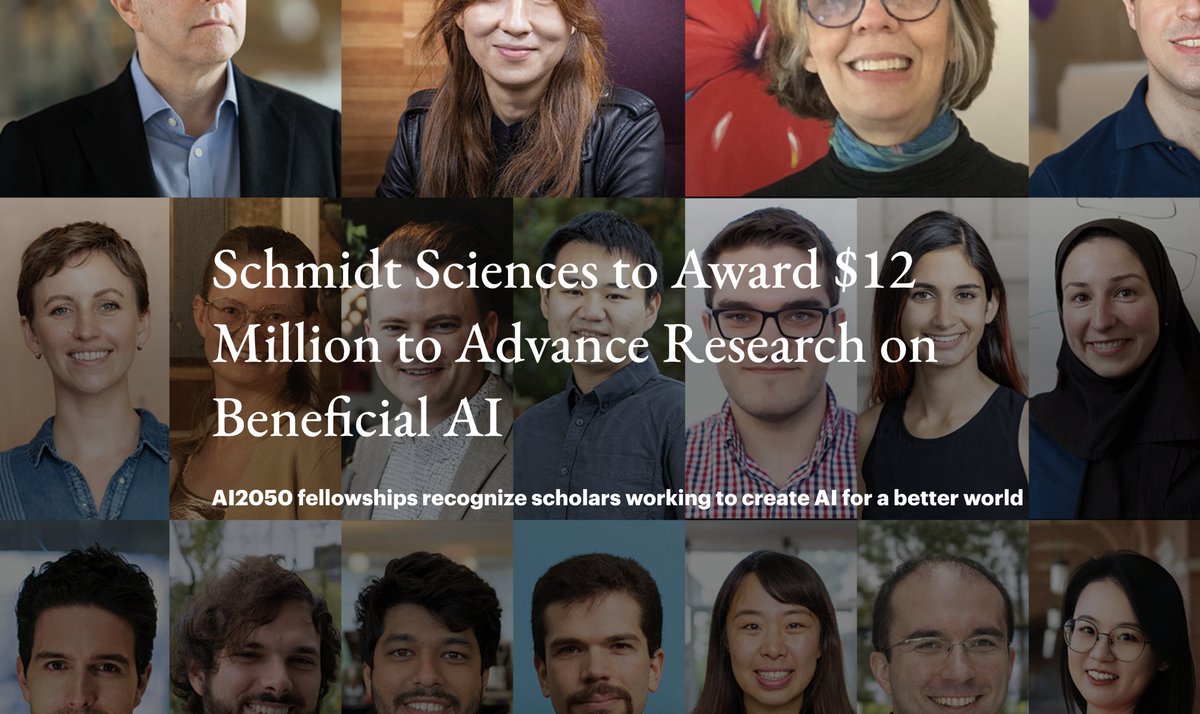 AI and Biodiversity Change Global Center (@abcglobalcenter) on Twitter photo Congratulations to <a href="/sarameghanbeery/">Sara Beery</a> and <a href="/david_rolnick/">David Rolnick</a> for being selected as 2024 AI2050 Early Career Fellows!
The ABC team is beyond excited to see all that you accomplish!
Read more here: schmidtsciences.org/schmidt-scienc… Congratulations to <a href="/sarameghanbeery/">Sara Beery</a> and <a href="/david_rolnick/">David Rolnick</a> for being selected as 2024 AI2050 Early Career Fellows!
The ABC team is beyond excited to see all that you accomplish!
Read more here: schmidtsciences.org/schmidt-scienc…
