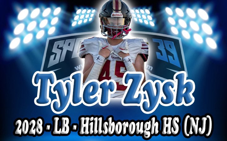 SPOTLIGHT 39 (@spotlight39_pod) on Twitter photo 🚨 Player Spotlight 🚨
Standing tall at 6’ 185lbs, 2028 Hillsborough HS LB Tyler Zysk (<a href="/zysk_tyler/">Tyler Zysk</a>) battled through injury, perfected his technique, and closed the season strong.
Off the field? He’s a skier, golfer, AND ambidextrous!
Full Article ⤵️
🔗: shorturl.at/1CqIe 🚨 Player Spotlight 🚨
Standing tall at 6’ 185lbs, 2028 Hillsborough HS LB Tyler Zysk (<a href="/zysk_tyler/">Tyler Zysk</a>) battled through injury, perfected his technique, and closed the season strong.
Off the field? He’s a skier, golfer, AND ambidextrous!
Full Article ⤵️
🔗: shorturl.at/1CqIe