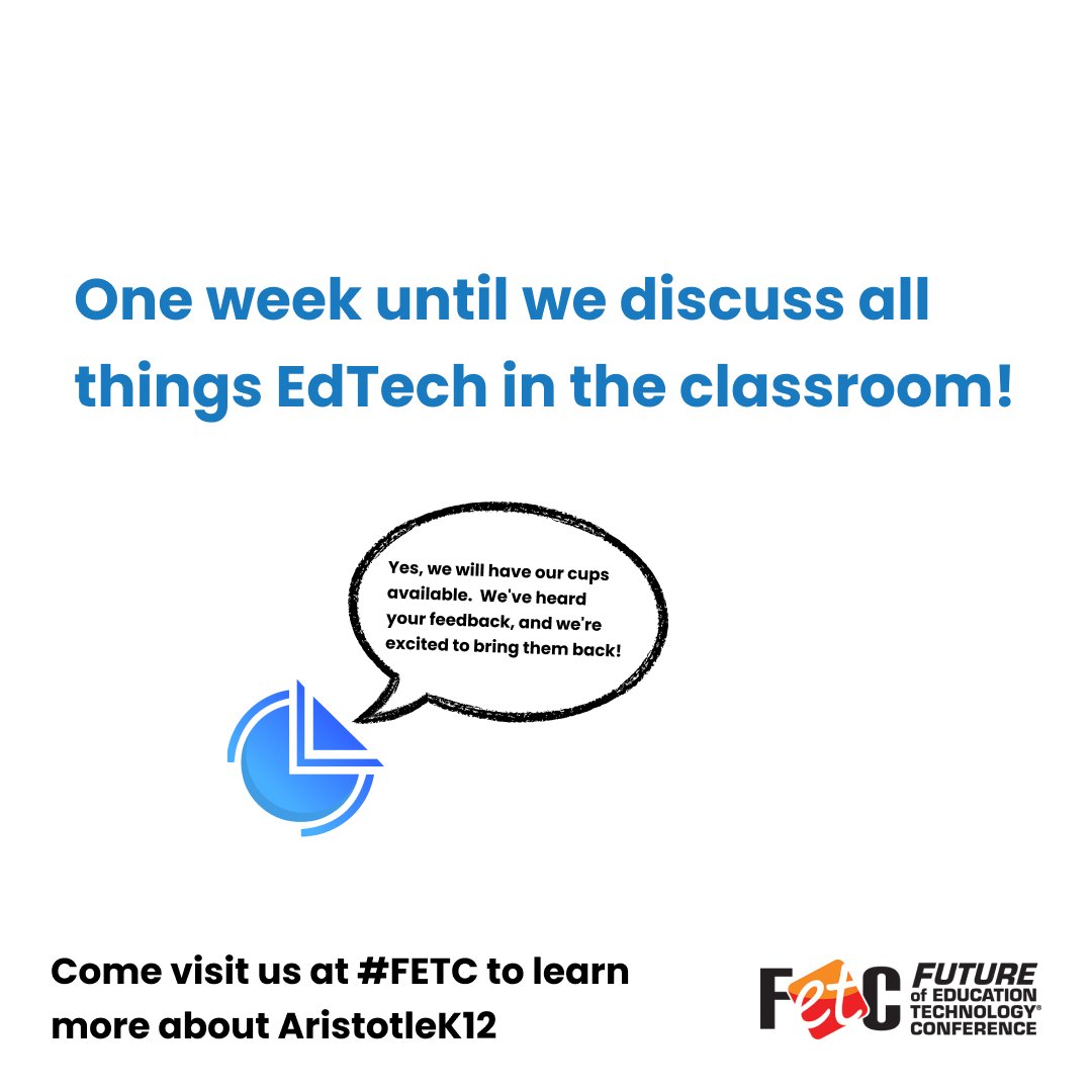 Sergeant_Labs's tweet image. ONE WEEK, that’s how long until we are in Orlando, FL, showcasing AristotleK12. 

🌴

#FETC #FETC2024 #EduInnovation