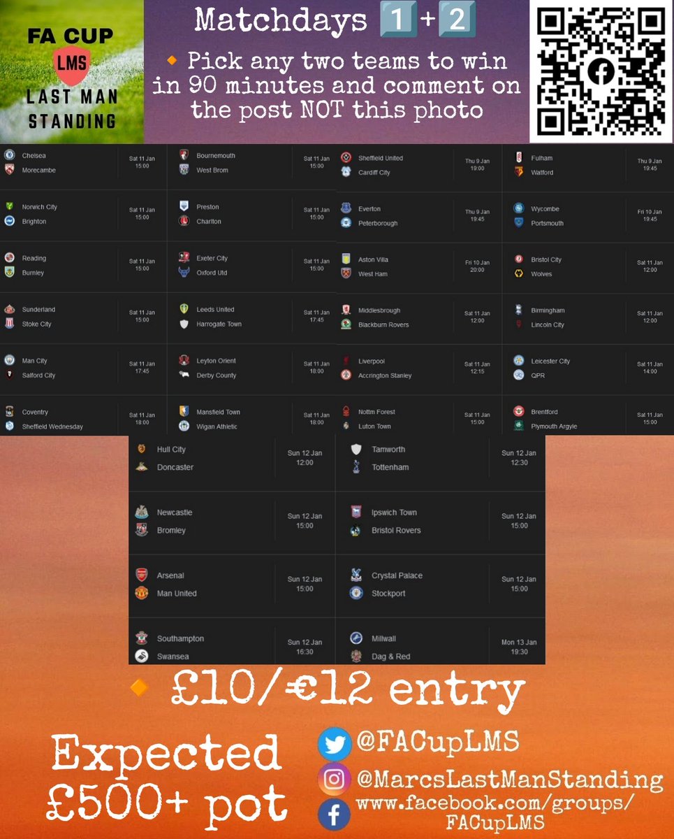🏆 FA Cup LMS 🏆 tweet media