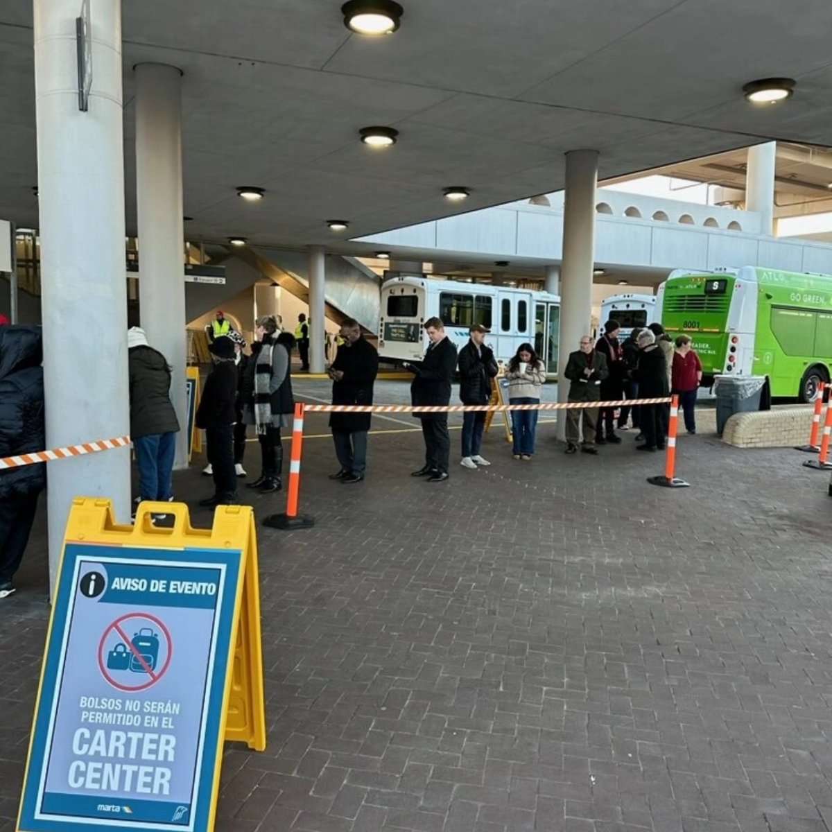 ⚠️ REMINDER! BAGS ARE NOT ALLOWED AT THE CARTER CENTER. LEAVE BAGS, PURSES, &amp; BACKPACKS AT HOME OR IN YOUR CAR BEFORE TAKING MARTA TO THE CARTER CENTER.