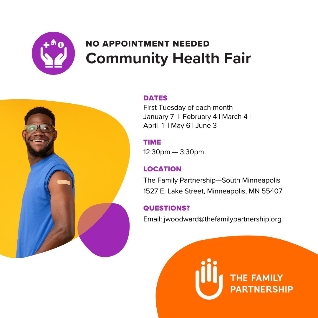 The Community Health Fair is TOMORROW! Check out the images for the 2025 dates and services!

#communityhealth #vaccines #nonprofit