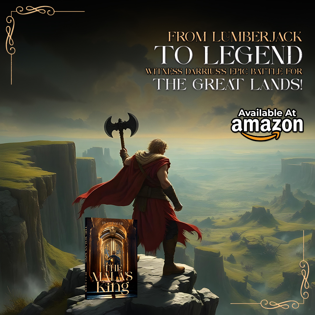 CheyenneSauer_1's tweet photo. Experience the thrilling moments of Darrius's journey as he battles for the fate of the Great Lands. Will he rise to the occasion?
Unlock the Secrets! https://t.co/bRN9ZGGzMY
#CJSauer #Themalasking #FantasyNovel #EpicBattle #HeroJourney #NewAuthor #FantasyAdventure https://t.co/9bv8U99Ida