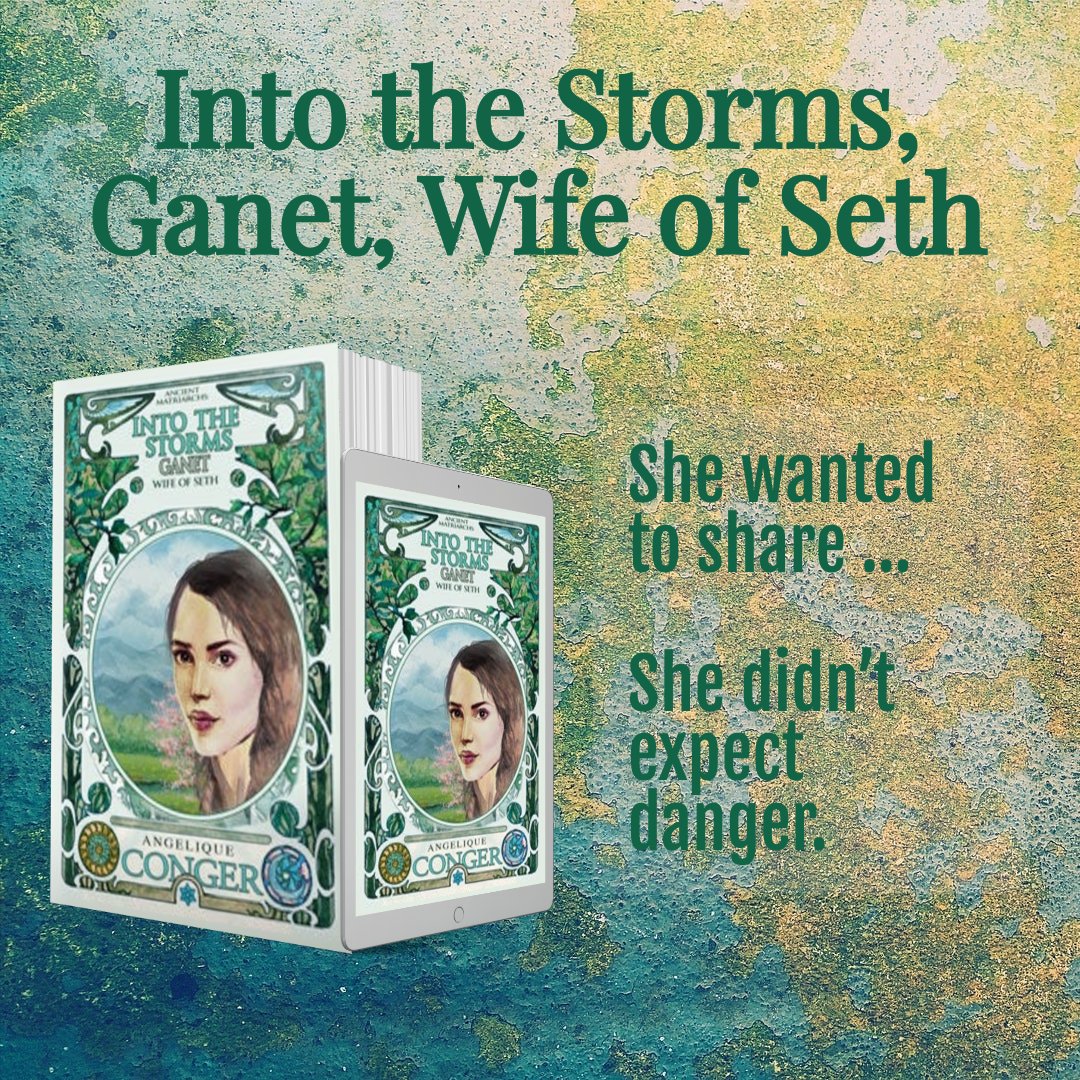 CongerAngel's tweet photo. Into the Storms: Ganet, Wife of Seth
Can she survive the travel, starvation, and illness?
https://t.co/vh5CPSSB9d
#womensbiblicalhistoricalfiction #ReligiousHistoricalFiction ##AncientHistoricalFiction #InspirationalHistoricalFiction #ChristianHistoricalFiction https://t.co/pO10dZlYDh